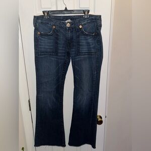 True Religion Low Rise Bootcut Jeans Size 30